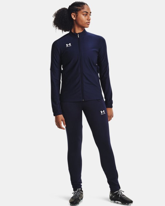Women's UA Challenger Track Jacket, Blue, pdpMainDesktop image number 2